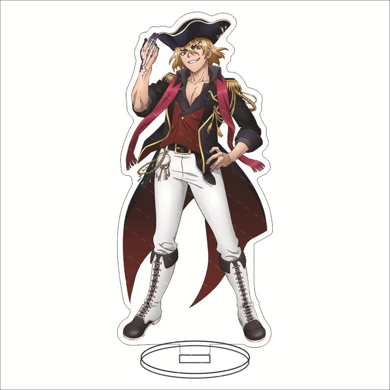 Mô hình Standee Dr STONE Ishigami Senkuu Anime Manga Nhật Bản Phụ Kiện Trang Trí Túi xách Balo