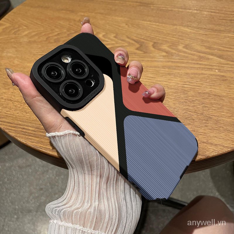 Ôp Điện Thoại Silicon Dẻo Họa Tiết Màu Dễ Thương Cho iphone 11 12 13 14 pro max 7p 8 plus 11pro 12pro 13promax x xr xs max se Ốp