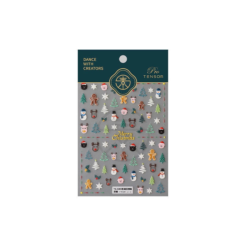 Miếng Dán Trang Trí Móng Tay Ba Chiều ts-3288