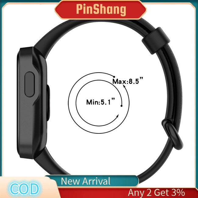 Pinshang Dây Đeo Thay Thế Bằng silicone Mềm Cho mi watch lite redmi watch1