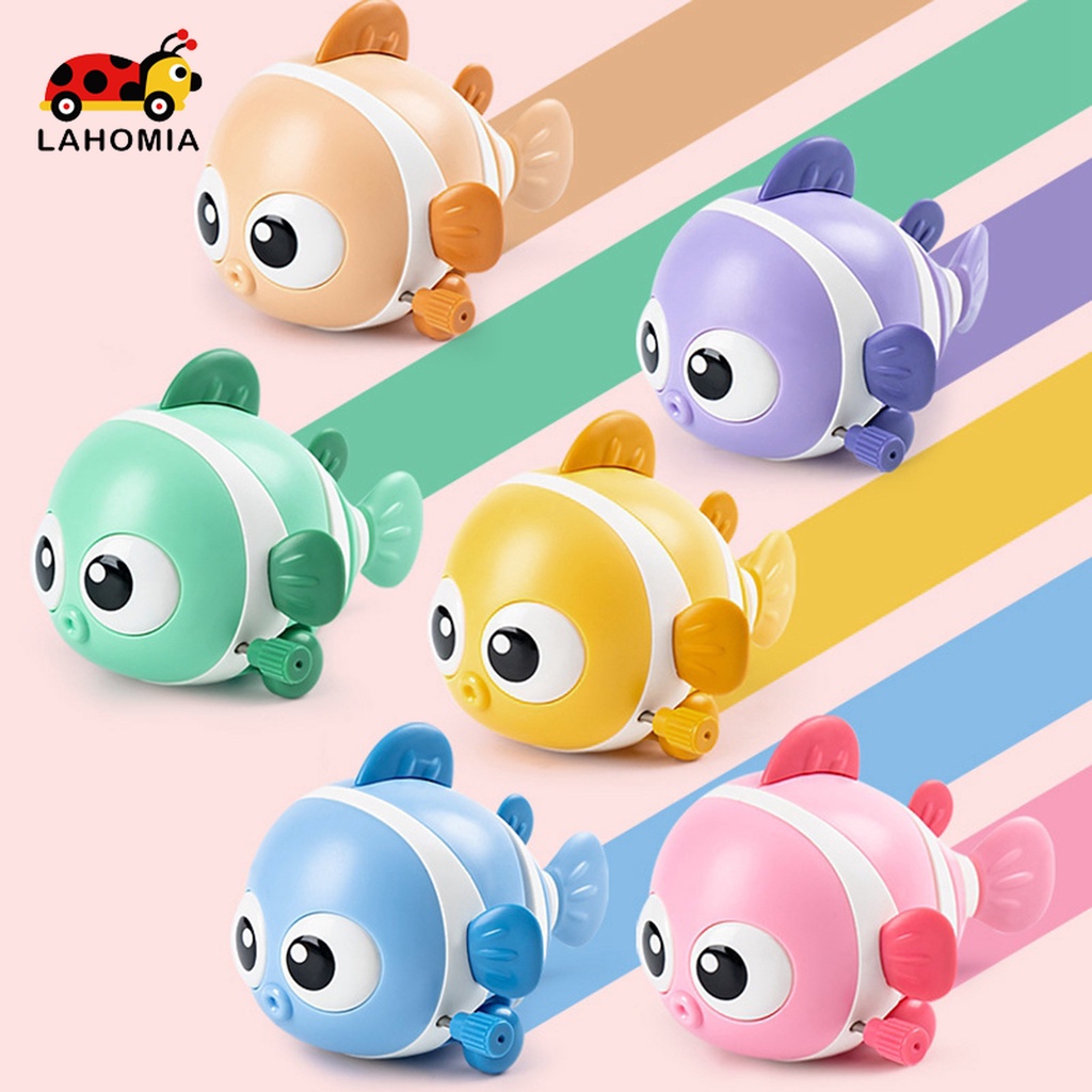 LAHOMIA Đồ Chơi Bồn Tắm Hình Cá Lên Dây Cót Vui Nhộn Cho Bé