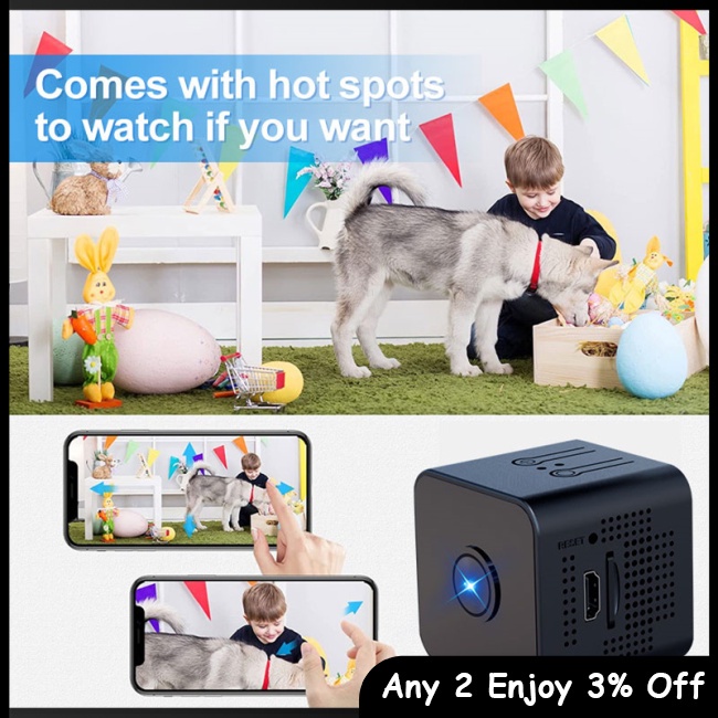 Camera An Ninh zevaret x1 1080p hd Kết Nối wifi Không Dây, Phát Hiện Chuyển Động Ban Đêm