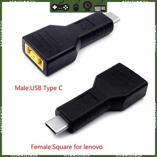 Startreally Bộ Chuyển Đổi Nguồn Điện pd pd pd Đầu Cắm type-c male plug Tol Lenovo big square female