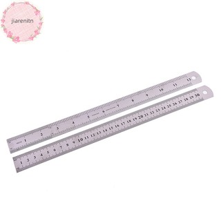 Jiarenitn Thước Kẻ Thẳng Bằng Thép Không Gỉ Không Trượt Cắt Lưng vn