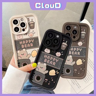 Ốp Điện Thoại Mềm Chống Sốc Hình Gấu / Thỏ Cho iphone 7plus xr 7 8 6 6s plus xs x max se 2020 11 15 14 13 12 pro max