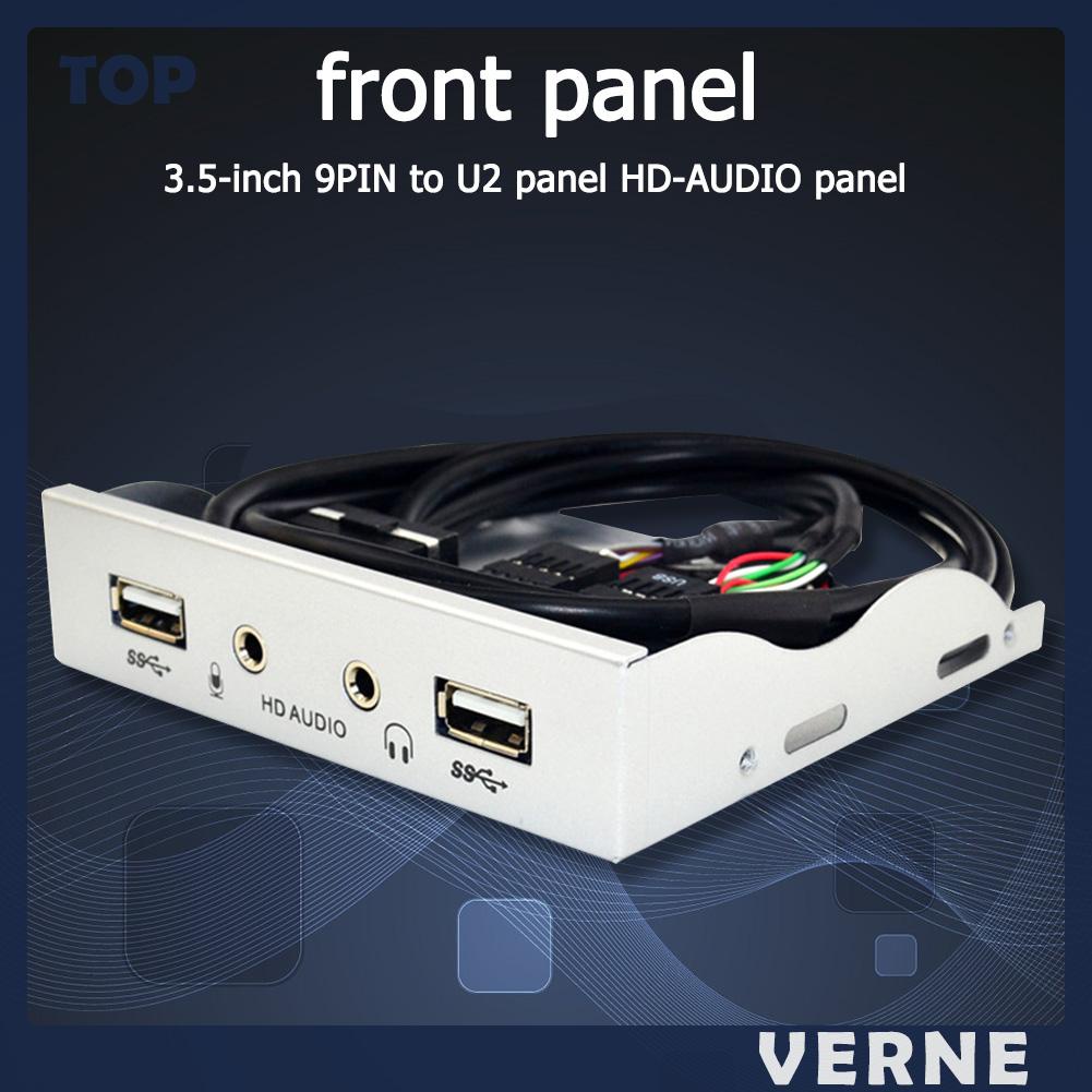 Giá Đỡ Bảng Điều Khiển Âm Thanh bay hd 3.5 inch 9pin Sang 2 usb 2.0 3.5mm