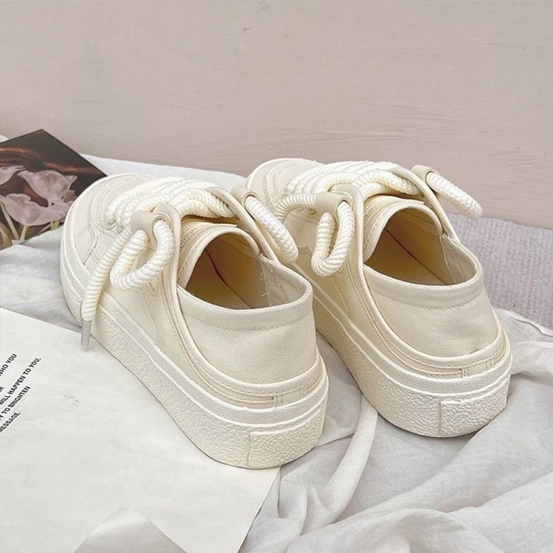Bonnie Cathy Giày Thể Thao Nữ Vải canvas Thời Trang Hàn Quốc Năng Động