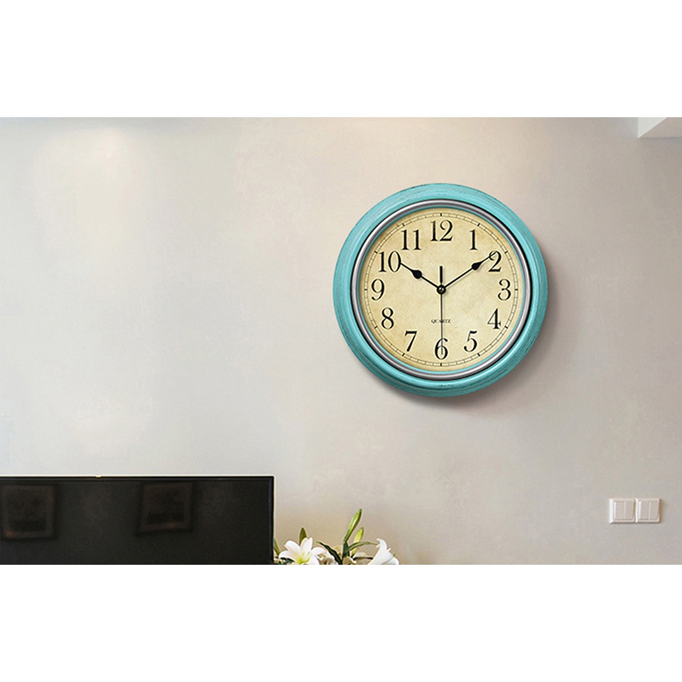 Áo Thun Gotopartyy Gotopartyy| Đồng Hồ Treo Tường Phong Cách Cổ Điển Chạy Bằng Pin Dùng Trang Trí Phòng Khách