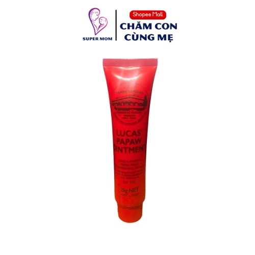 Kem đa năng Lucas' Papaw Ointment Úc 25g chiết xuất từ quả đu đủ