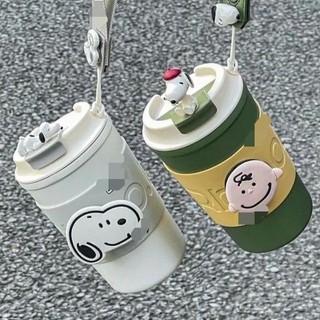  Cốc Giữ Nhiệt Hình Cún Snoopy Bình Giữ Nhiệt Cute Ly Giữ Nhiệt 8 Tiếng Kèm Sticker Siêu Đáng Yêu 