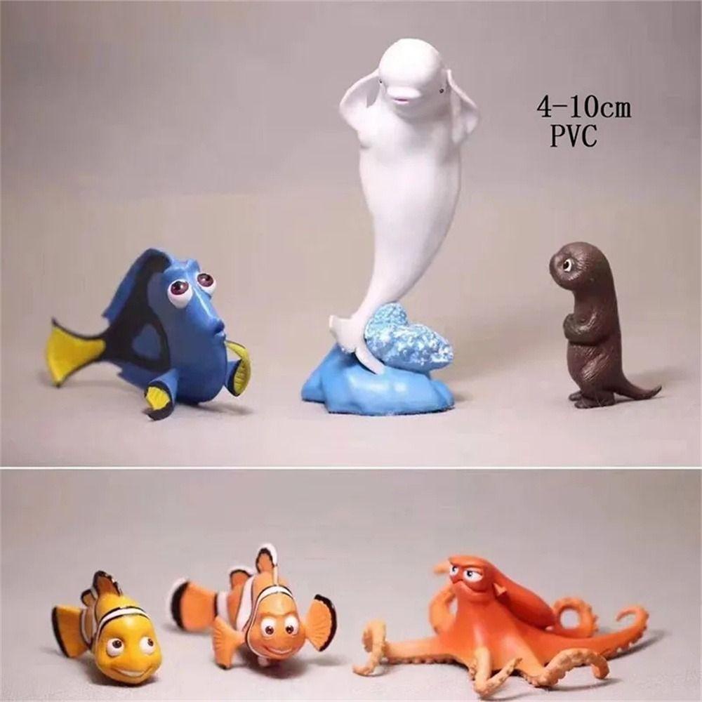 Mmluck dory Đồ Chơi Mô Hình Nhân Vật Hoạt Hình nemo 4-10cm