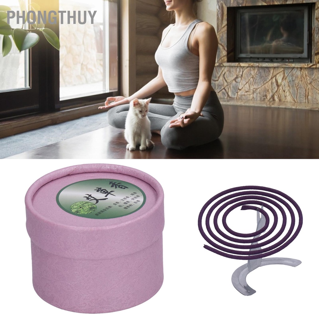 Nhang khoanh Ngải cứu 32 vòng - Nhang vòng hương Ngãi Cứu cho phòng nghỉ Nhà vệ sinh Phòng ngủ thơm trong nhà