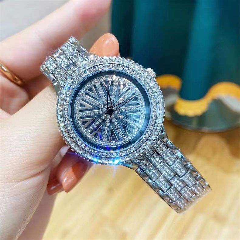 Đồng hồ xoay, Đồng hồ nữ kim cương, Đồng hồ sinh viên, ins