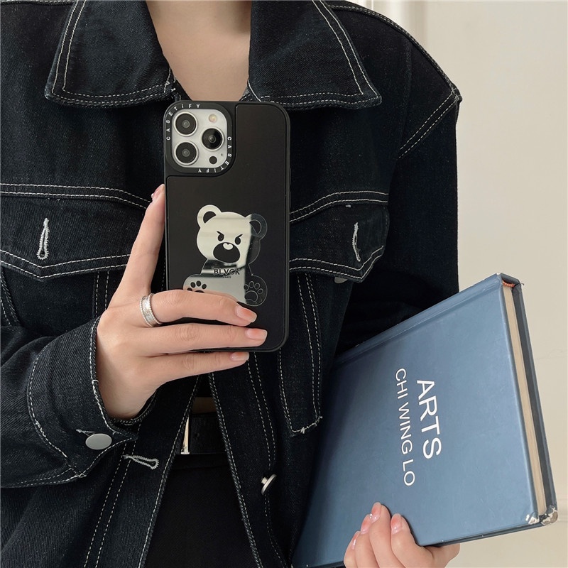 Ốp Điện Thoại silicone Mềm Chống Sốc Mặt Gương Cho iphone 15 pro max 14 13 12 11 pro max 14 plus 13 mini x xr xs max case