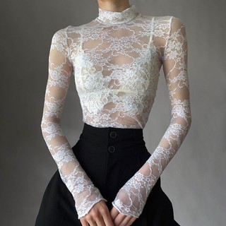 Áo Ren Lưới Chống Nắng Ôm Dáng Gợi Cảm Cho Nữ