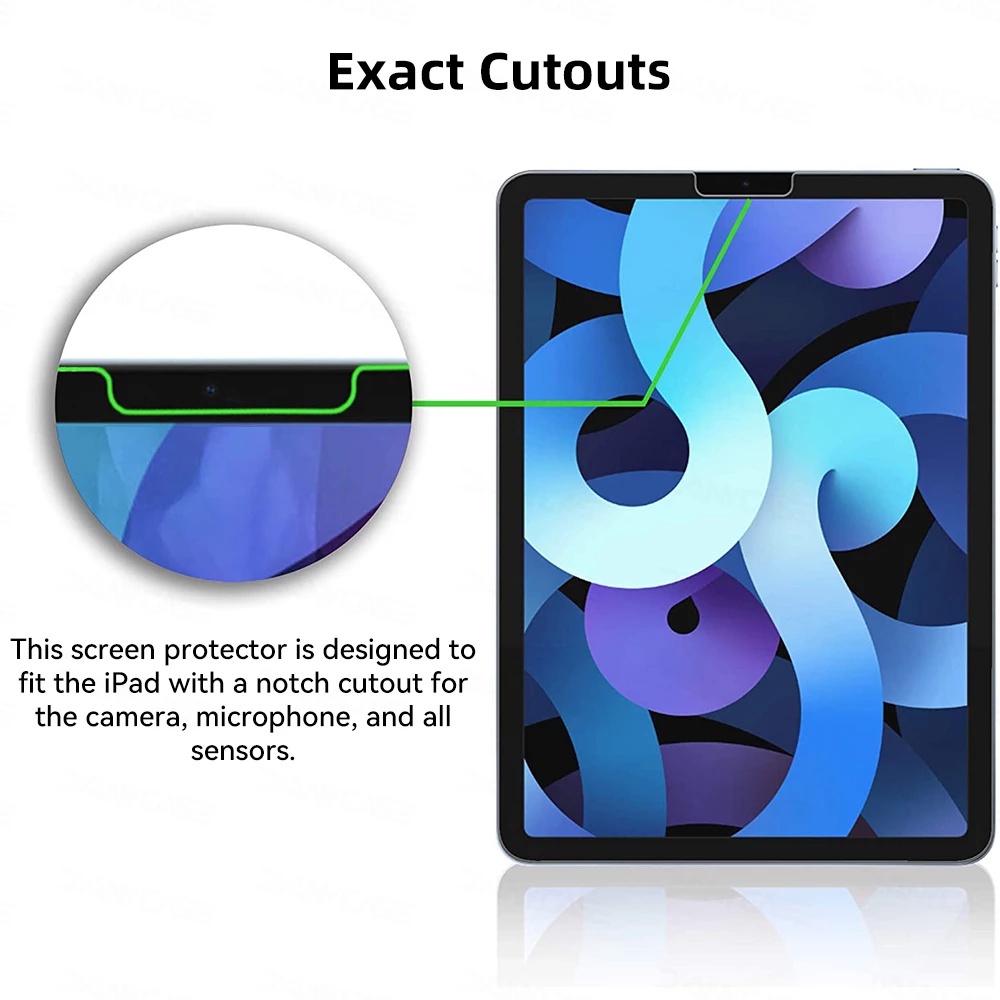 Goojodoq Kính Cường Lực Bảo Vệ Màn Hình Cho ipad 2018 9.7 pro 11 10.5 10.2 2019 / air 2 1 / 2 3 4 mini 4 3 2 5 2019 3 9h