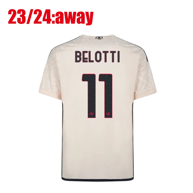 Áo Thun Đồng Phục Bóng Đá Đội Tuyển Barcelona Mùa Giải 2023 / 2024 pellegrini dybala abraham Mùa Giải 23 / 24