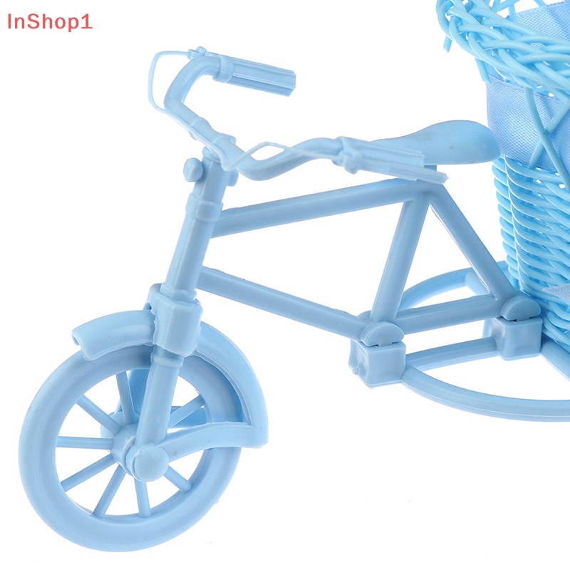 Bình Hoa Hình Xe Đạp Ba Bánh Nhỏ Trang Trí Bàn Làm Việc / Nhà Ở / Văn Phòng