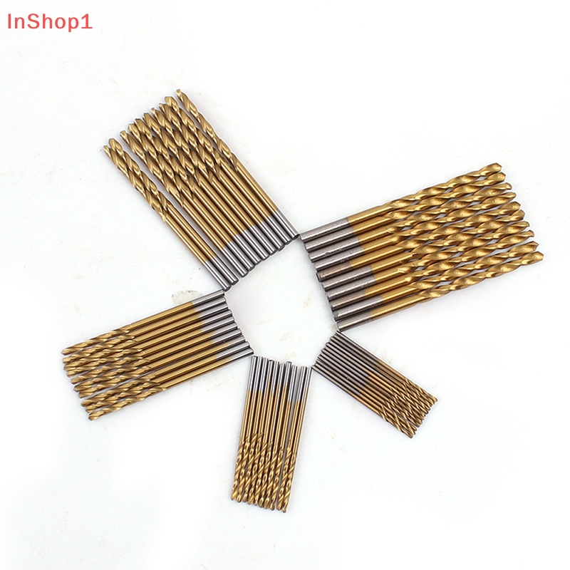 Bộ 50 Mũi Khoan Xoắn Bằng Thép Titan Chất Lượng Cao 1