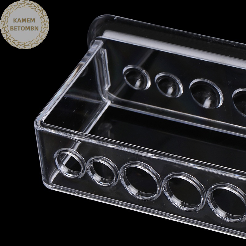 Kamembbn Giá Đỡ Ống Nghiệm 6 Lỗ Bằng Nhựa Trong Suốt vn