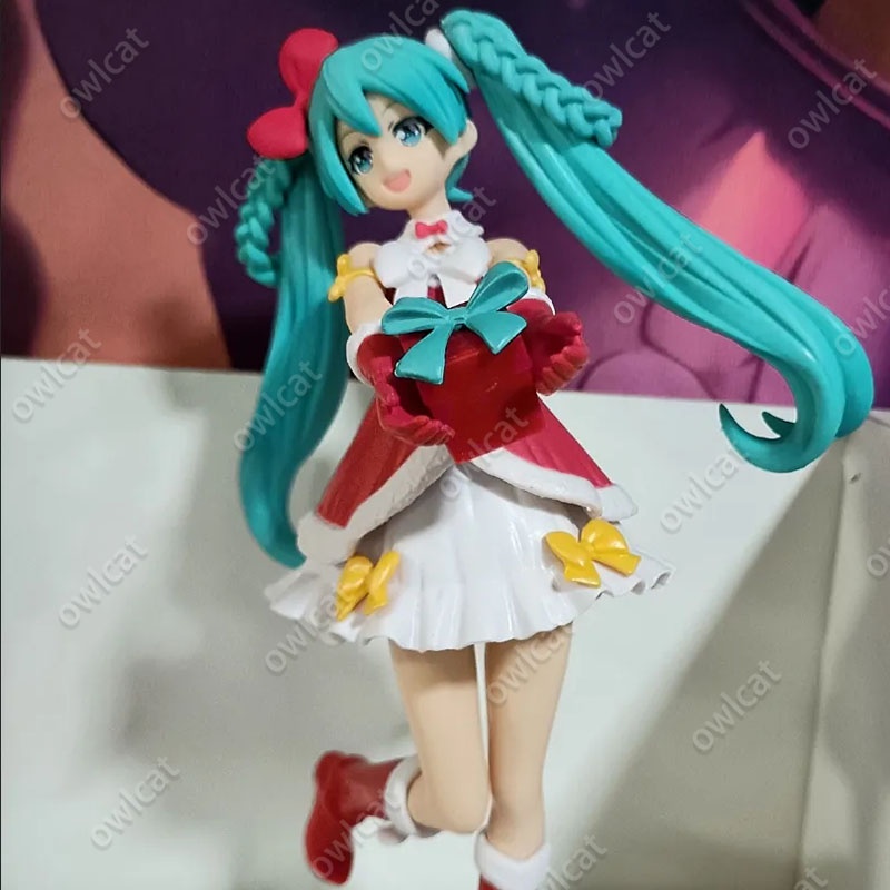 Mô Hình Nhân Vật VOCALOID Miku  22cm Hatsune Miku Virtual Idol Christmas Day Santa Claus Girl Series TAiTO Piapro Packed in Box Super Premium Figure