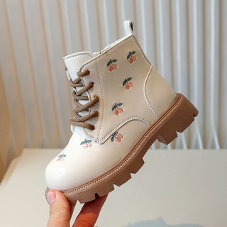 Giày Bốt Cổ Cao Thời Trang Cho Bé Gái