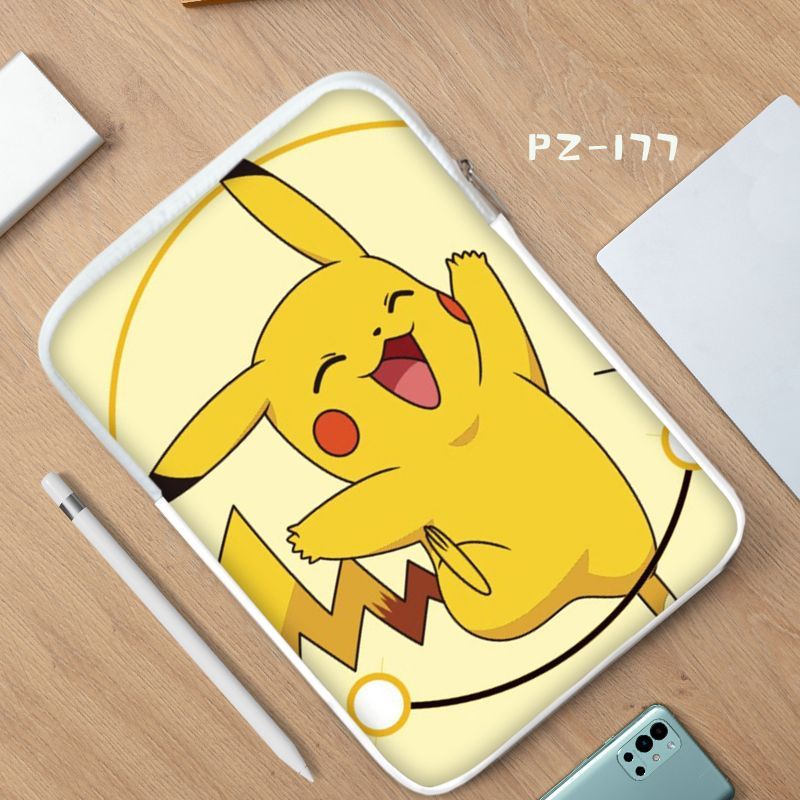 Dễ Thương Túi Da pu Mỏng Đựng laptop ipad 12 13 13.3 14 15 15.6 inch Họa Tiết Công Chúa Hoạt Hình