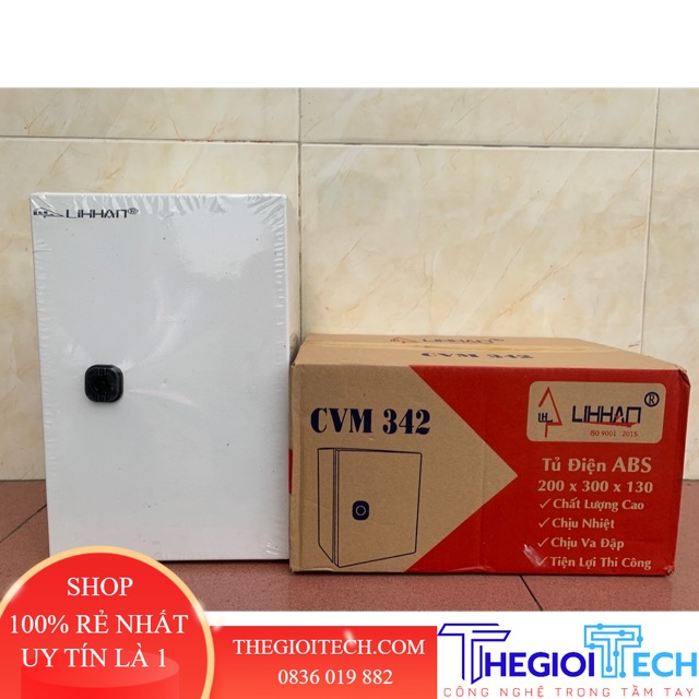 TỦ ĐIỆN NHỰA ABS LIHHAN 200x300x160 hàng cao cấp