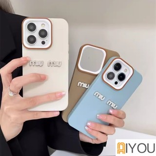 Ôp Điện Thoại Silicon Dẻo Màu Bầu Trời Xanh Cho iphone 11 14 pro max 13 pro max 12 iphone x xs xs max xr 7 8 plus Ốp