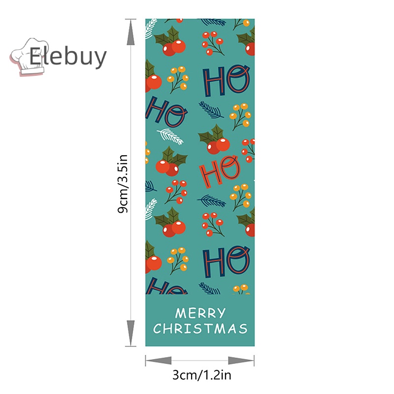 Bộ 90 miếng dán ELEBUY 6 phong cách chủ đề Giáng sinh trang trí đa năng