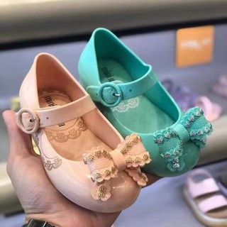 Giày Búp Bê Công Chúa Đính Nơ Thời Trang Xuân Thu melissa melissa Cho Bé Gái