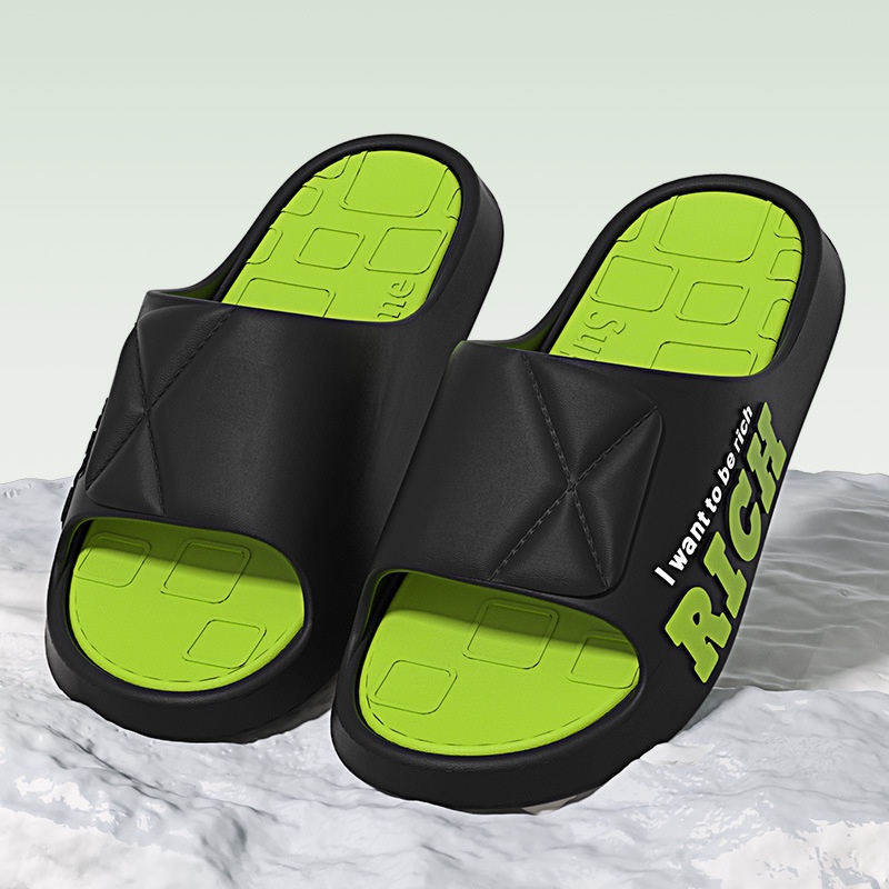 SHANMUSENLIN.Dép Đi Trong Nhà Bằng eva Đế Mềm Chống Trượt Chống Mùi Thoáng Khí Dành Cho Nam