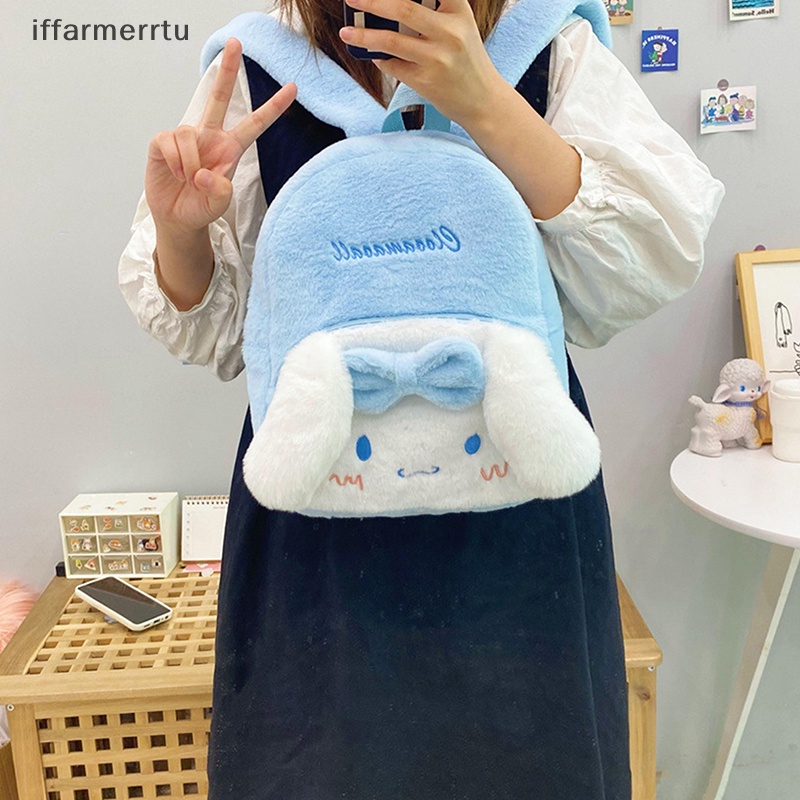 Balo Đi Học Hình sanrio kuromi Cinnamoroll melody Nhồi Bông Dễ Thương Thời Trang Nhật Bản Cho Nữ Sinh merrtu