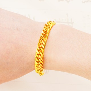  Lắc Tay Titan Vàng Bản To 12 Ly Cá Tính Mạnh Mẽ LACTAYVANG6 