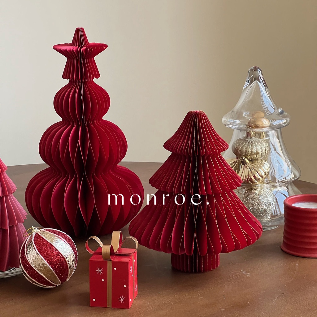 🎄Christmas Mới Cây Thông Giáng Sinh Để Bàn Trang Trí Phòng Khách Có Thể Gấp Gọn