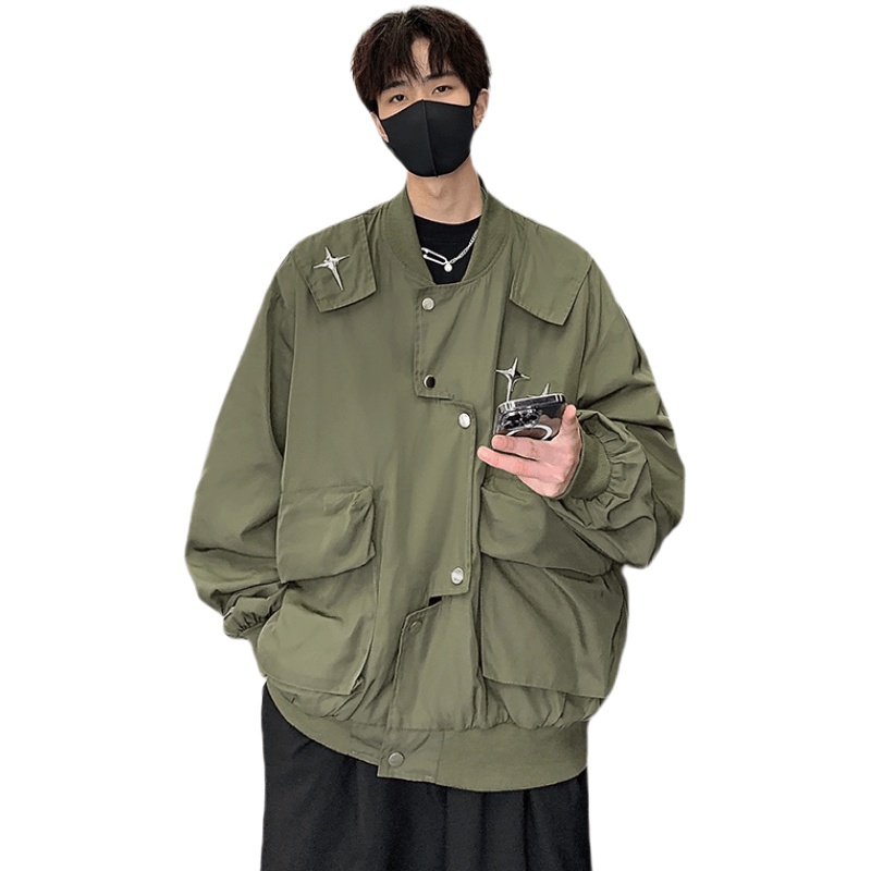 YOUTANG Áo Khoác Gió Trung Tính Phong Cách retro Đường Phố Mỹ Mùa Xuân Thu 2023 Mới Cho Nam Và Nữ