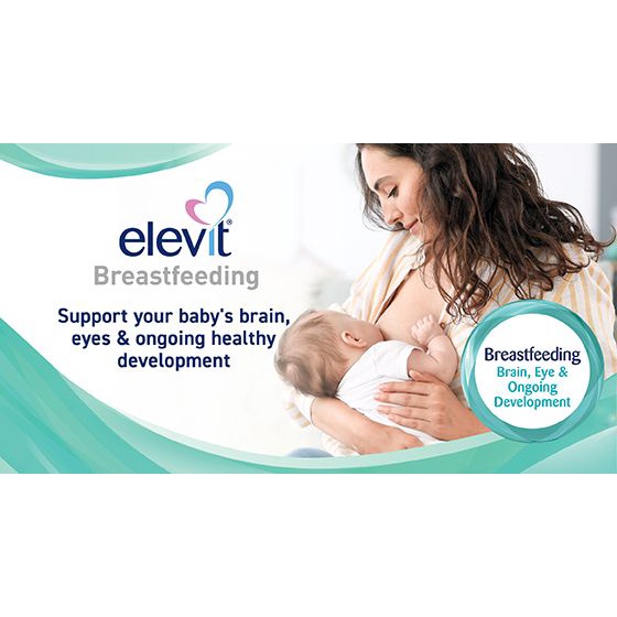 Vitamin tổng hợp elevit breastfeeding multivitamin cho phụ nữ sau sinh 60 viên Healthy Care Quatangme1