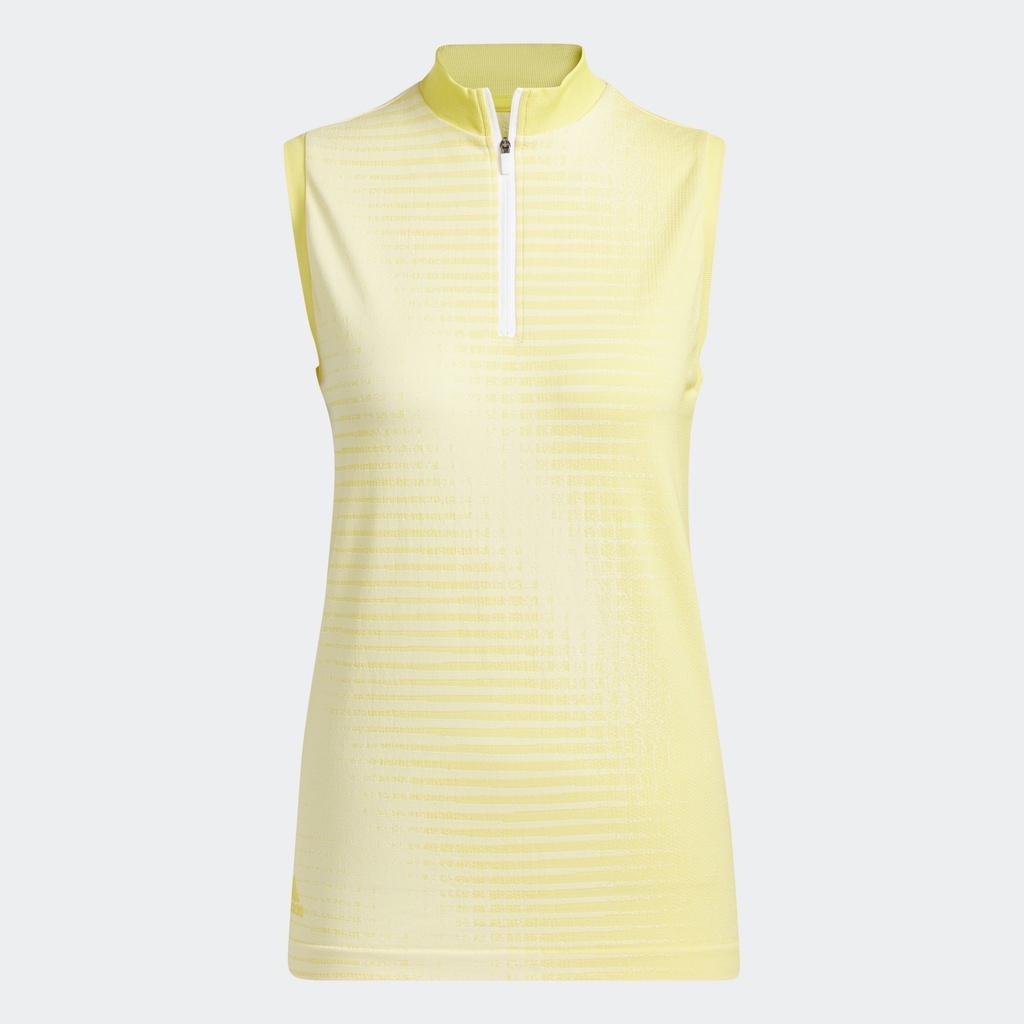 adidas Đánh gôn Áo Polo Không Tay Primeknit Nữ Màu vàng HG1529