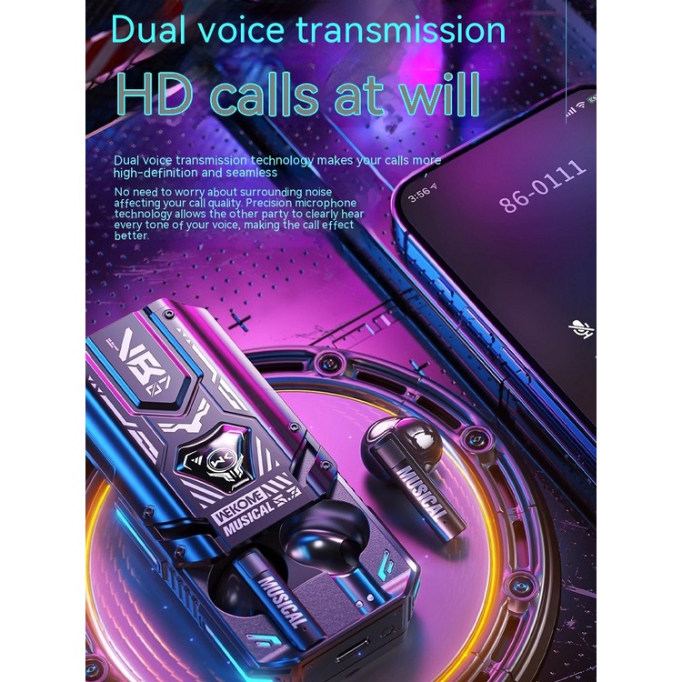 Wekome Tai Nghe Nhét Tai bluetooth Không Dây tws Sáng Tạo Sử Dụng Pin Lâu Dài