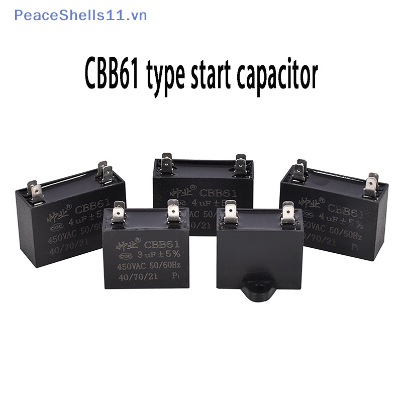 1 Tụ Điện 450v cbb61 dip 4pin 1.5uf 2.0uf 2.5uf 3.0uf 3.5uf 4.0uf 5.0uf 6.0uf.