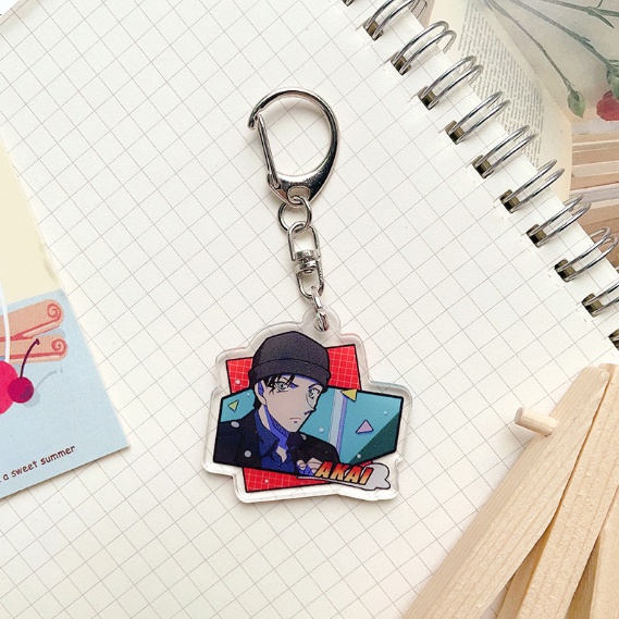 Móc Khóa Acrylic Hình Thám Tử Conan Hoạt Hình Dễ Thương