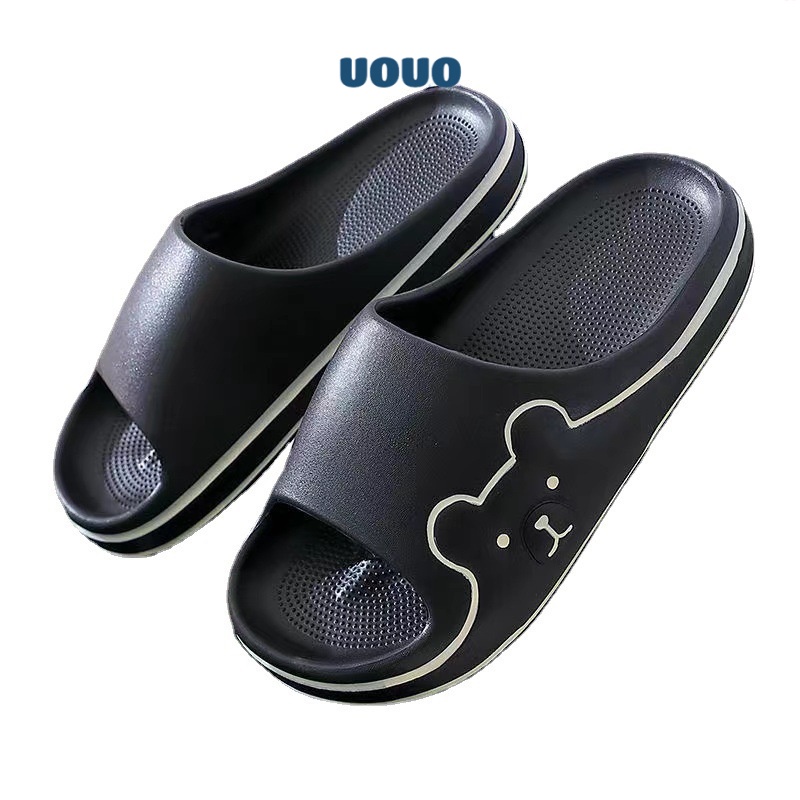 UOUO Dép Thời Trang Đơn Giản Cho Nữ dép bánh mì Độn đế Đường may tỉ mỉ Êm ái Siêu nhẹ B90H2ZC38Z230919
