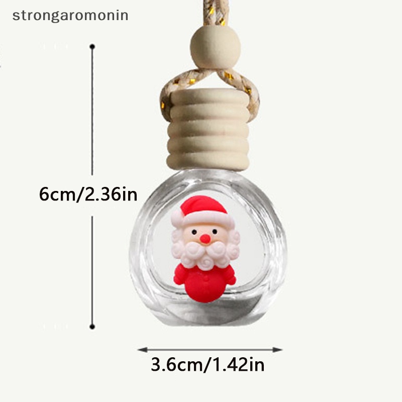 Bình Đựng Nước Hoa Rỗng 8ml Treo Trang Trí Nội Thất Xe Hơi Dịp Giáng Sinh