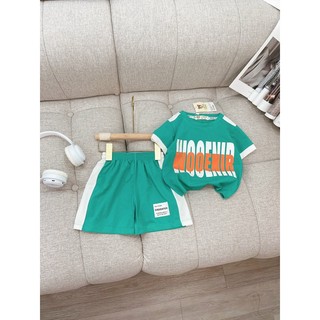 set bộ cotton tàu cho bé trai