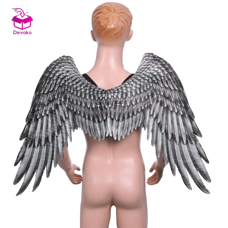 Mô Hình Cánh Thiên Thần Bằng Vải Không Dệt Trang Trí halloween Cho Bé 5-10 Tuổi