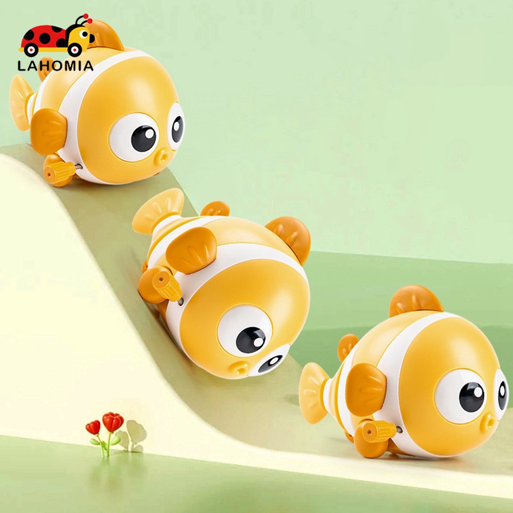 LAHOMIA Đồ Chơi Bồn Tắm Hình Cá Lên Dây Cót Vui Nhộn Cho Bé