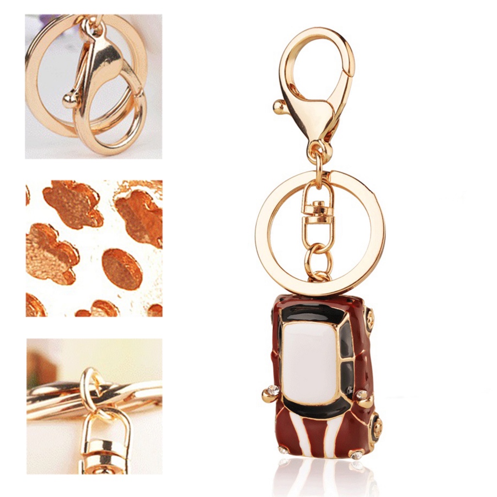 Buym2 Móc Khóa Hợp Kim Kẽm Hình Xe Hơi Đáng Yêu Trang Trí Đáng Yêu