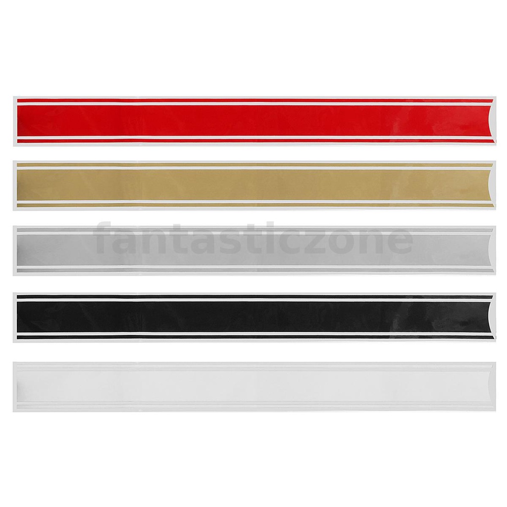 1 Miếng Dán Trang Trí Xe Máy Kẻ Sọc Phong Cách retro Độc Đáo