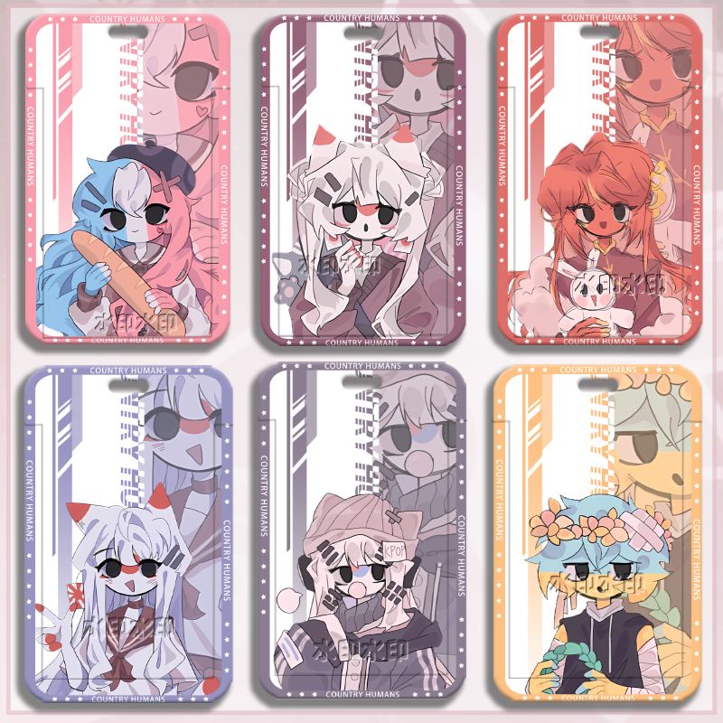 《Countryhumans》Thẻ xe buýt/Thẻ sinh viên/Thẻ truy cập/Thẻ làm việc/Dây cổ/Thẻ ID