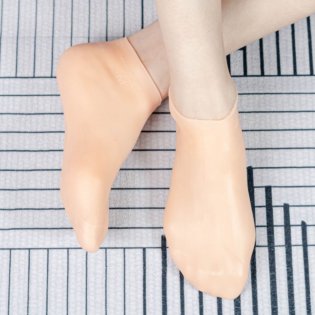 2pcs Đôi Vớ silicone gel Dưỡng Ẩm Chống Nứt Nẻ Tẩy Tế Bào Chết Giảm Đau